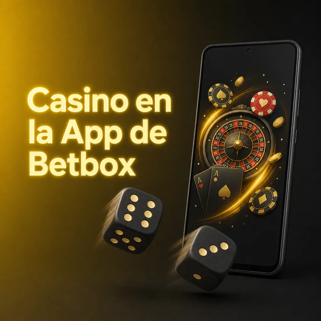 Casino en la app de Betbox con tragamonedas y casino en vivo