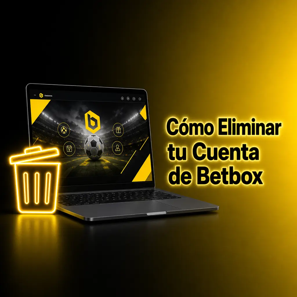 Proceso de eliminación de cuenta en Betbox
