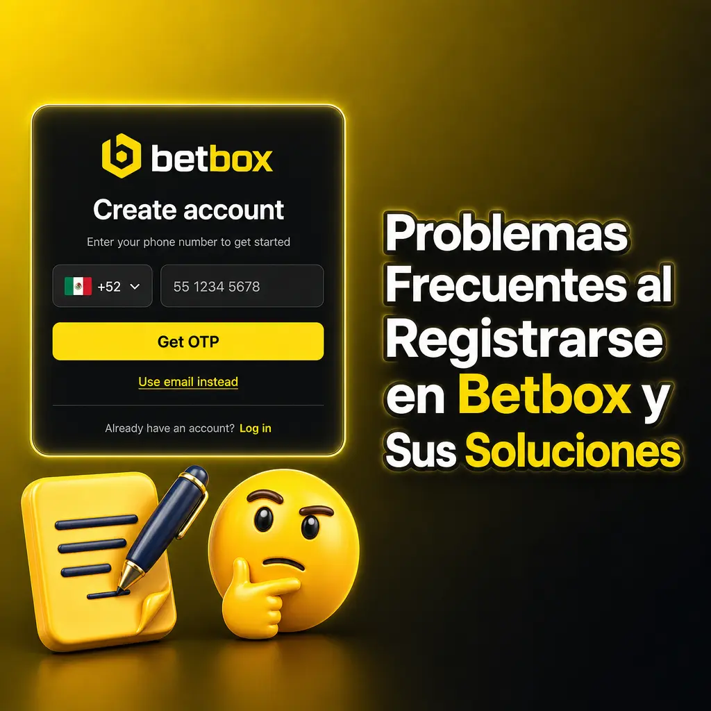 Soluciones a problemas frecuentes al registrarse en Betbox